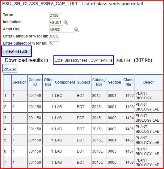 Results as HTML screen shot Results as HTML screen shot
