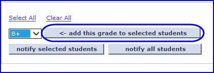 grade for student subset scren shot grade for student subset scren shot