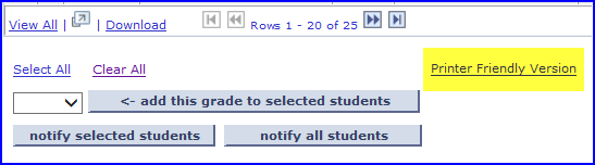 Printer Friendly Version link screen shot Printer Friendly Version link screen shot