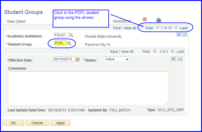 PCFL student group PCFL student group