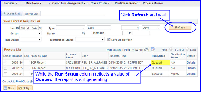 Run Status = Queued Run Status = Queued