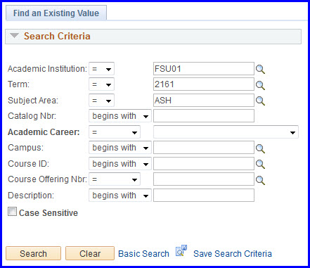 Subject Area = ASH Subject Area = ASH
