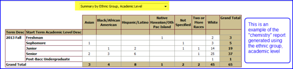 Results by Ethnic Group, Academic Level Results by Ethnic Group, Academic Level