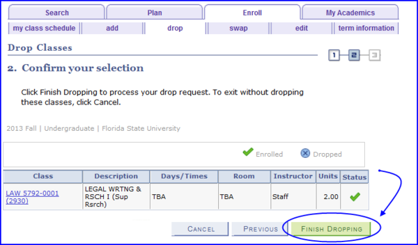 Comfirm and Finish Dropping screen shot Comfirm and Finish Dropping screen shot