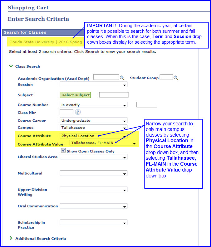 Term, Session, Physcial Location Term, Session, Physcial Location
