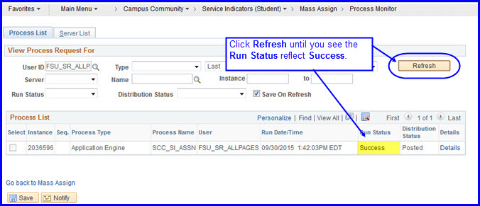 Run Status = Success Run Status = Success